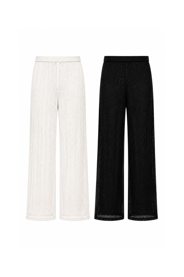 *PREORDER* *REGULAR* Trix Knit Crochet Pants