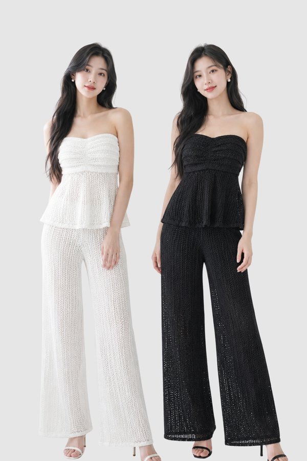 *PREORDER* *PETITE* Trix Knit Crochet Pants