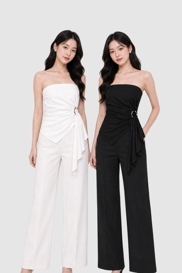 *PREORDER* (BARE/TENCEL) Aurelia Ring Drape Top
