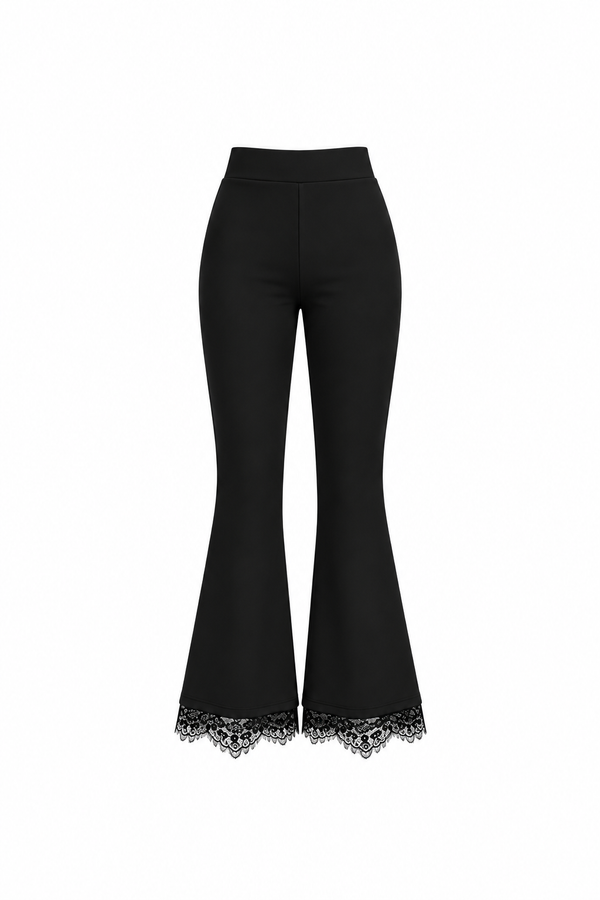 *PREORDER* (AIR/MALLOW) *REGULAR* Giya Bell Bottom Lace Pants
