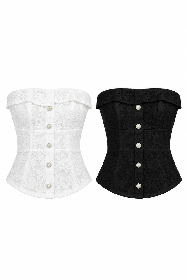 *PREORDER* Trinity Pearl Lace Top