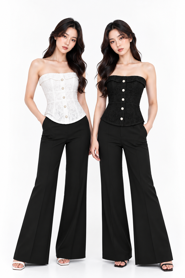*PREORDER* Trinity Pearl Lace Top
