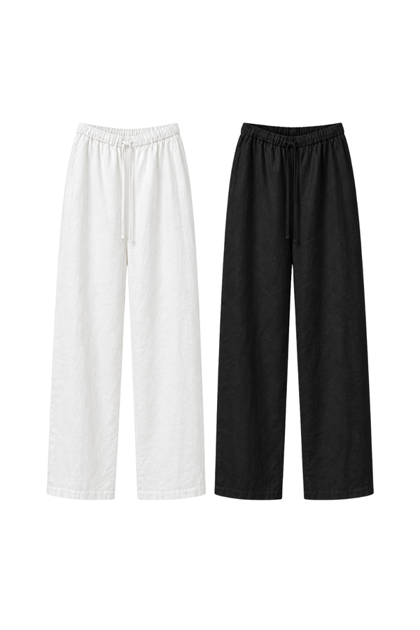 *PREORDER* *REGULAR* Rielle Linen Drawstring Pants