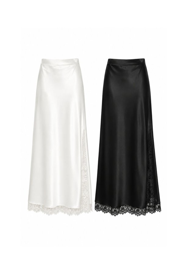 *PREORDER* Ryn Lace Satin Skirt