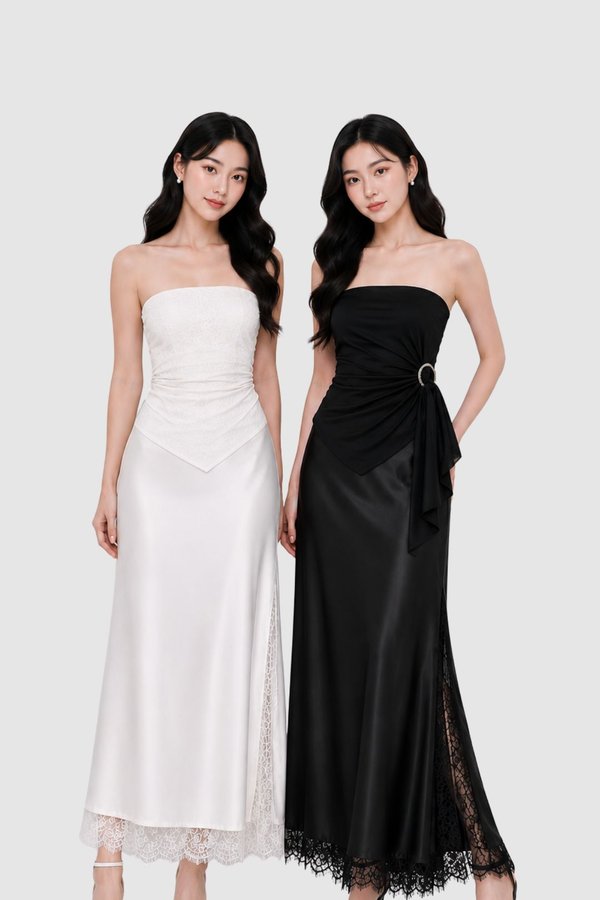 *PREORDER* Ryn Lace Satin Skirt
