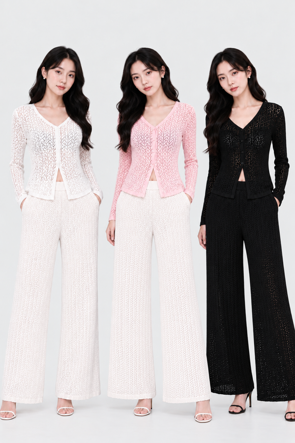 *PREORDER* Elara Lace Knit Cardigan