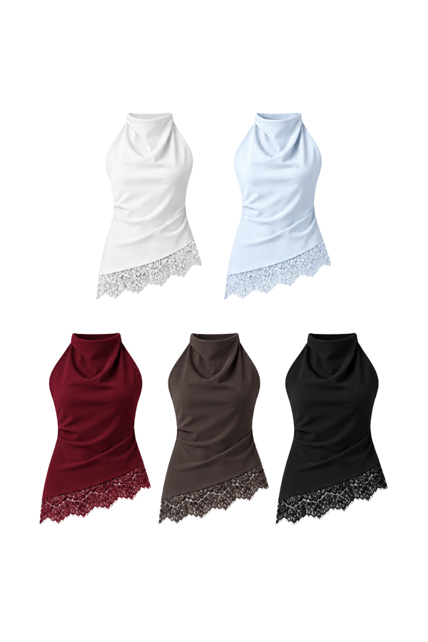 Camille Lace Drape Top