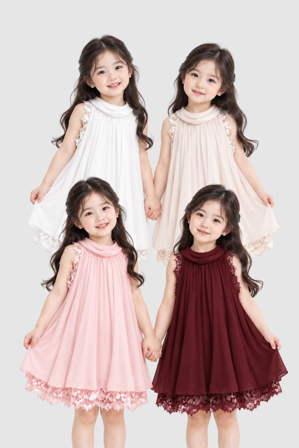 *PREORDER* (MINI MIKAYLA) Cece Pleated Lace Mesh Dress