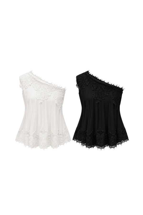 *PREORDER* (PREMIUM ICE MESH) Cece Toga Lace Top