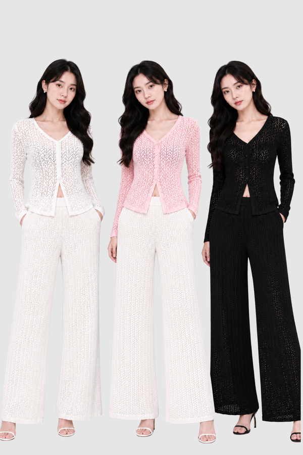 *PREORDER* Elara Lace Knit Cardigan
