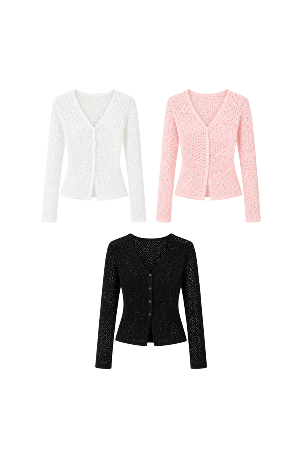 *PREORDER* Elara Lace Knit Cardigan