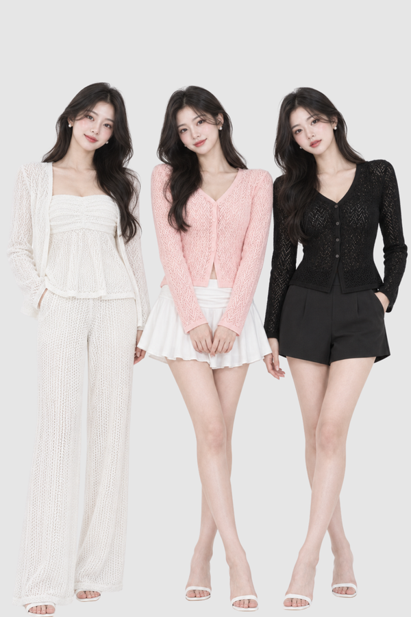 *PREORDER* Elara Lace Knit Cardigan