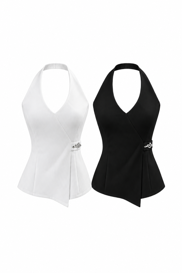 *PREORDER* Jade V Neck Halter Top