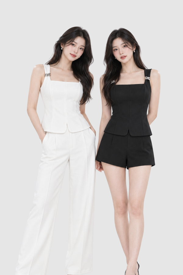 Joya Straight Neckline Top