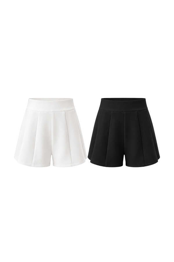 *PREORDER* Rhea Pleated Shorts with Scrunchie Side Band