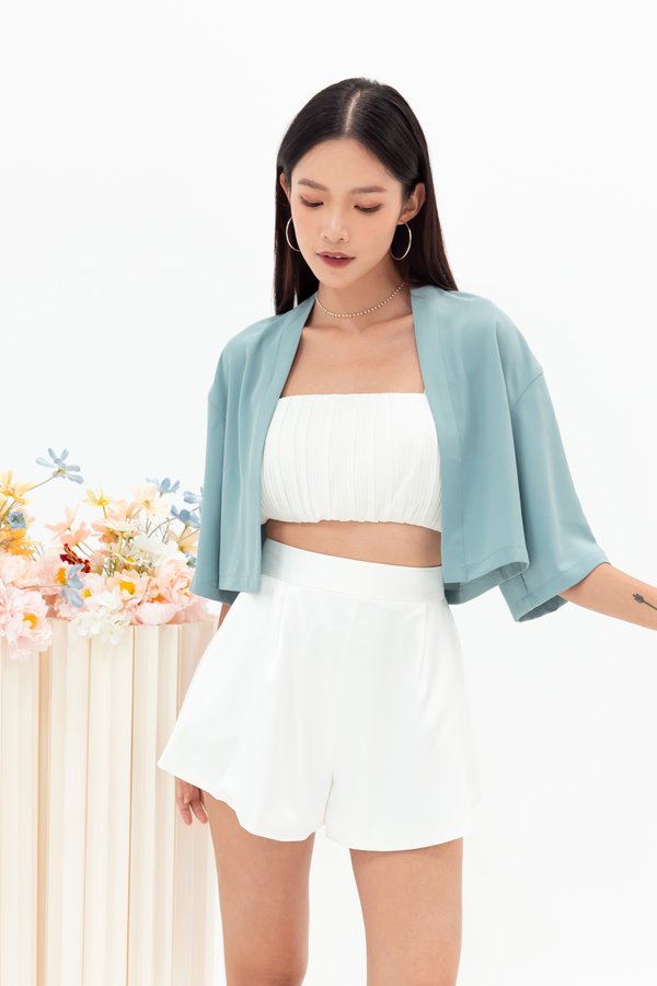 Madelyn Kimono in Powder Blue